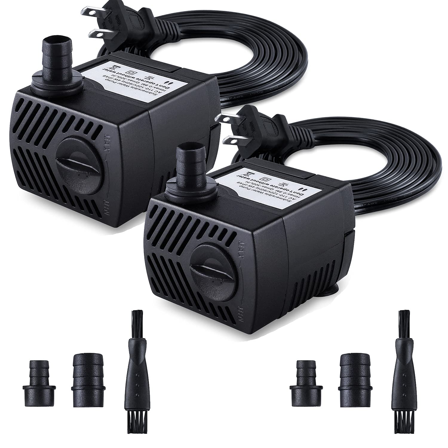 CWKJ pompe vue face avant, compacte et discrète pour aquarium