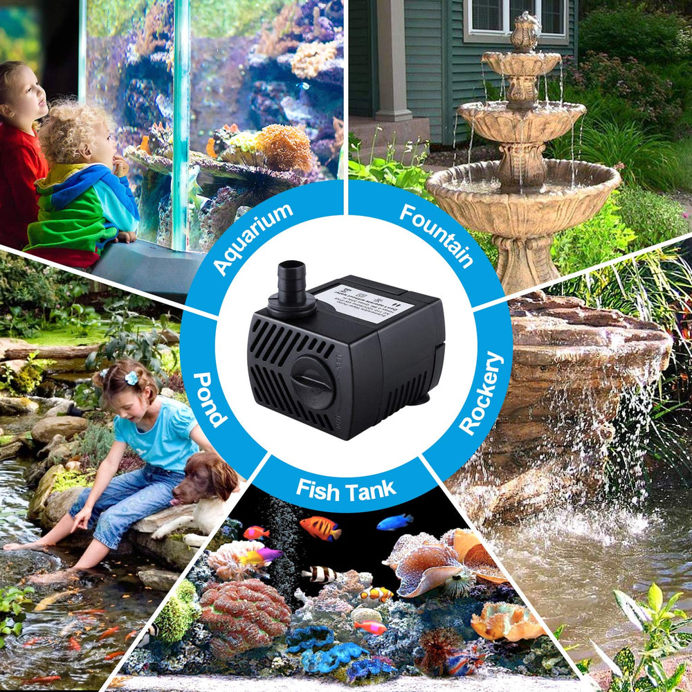 CWKJ pompe dans une fontaine de jardin, esthétique et ambiance apaisante