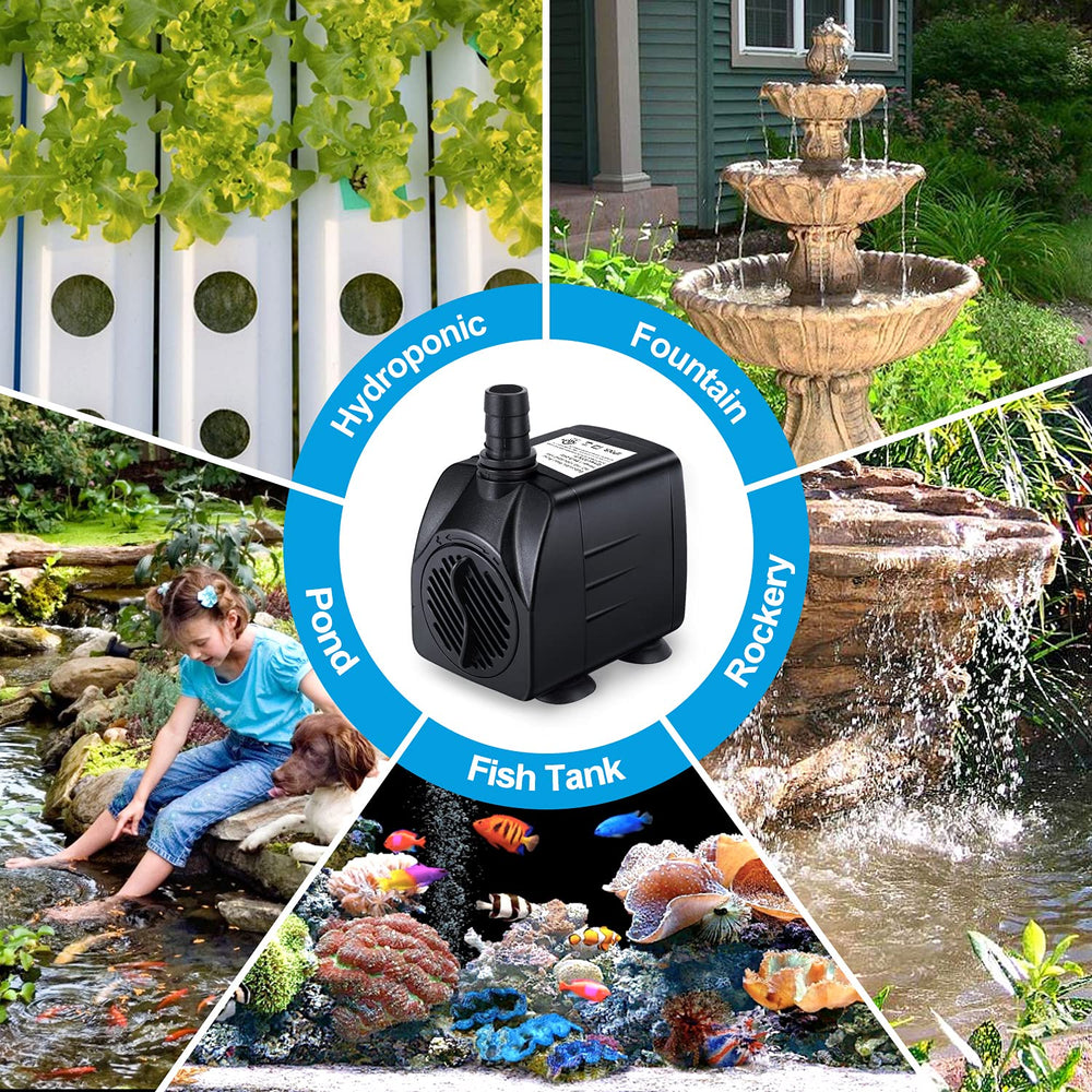 CWKJ pompe en fontaine de jardin créant ambiance sonore apaisante