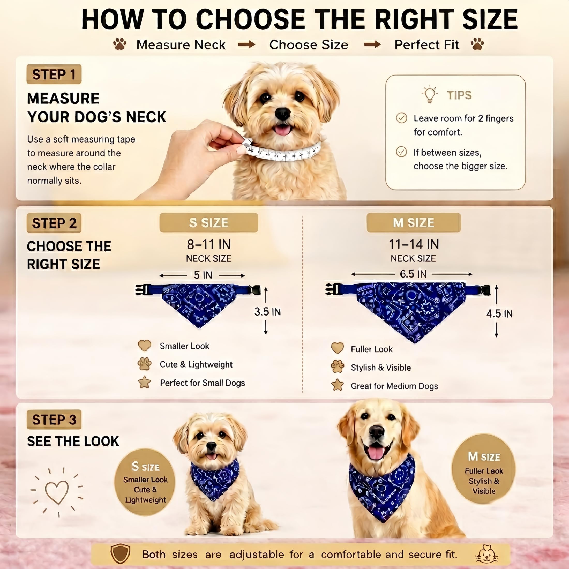 CWYZA bandana lifestyle sur un chien lors d’une séance photo élégante