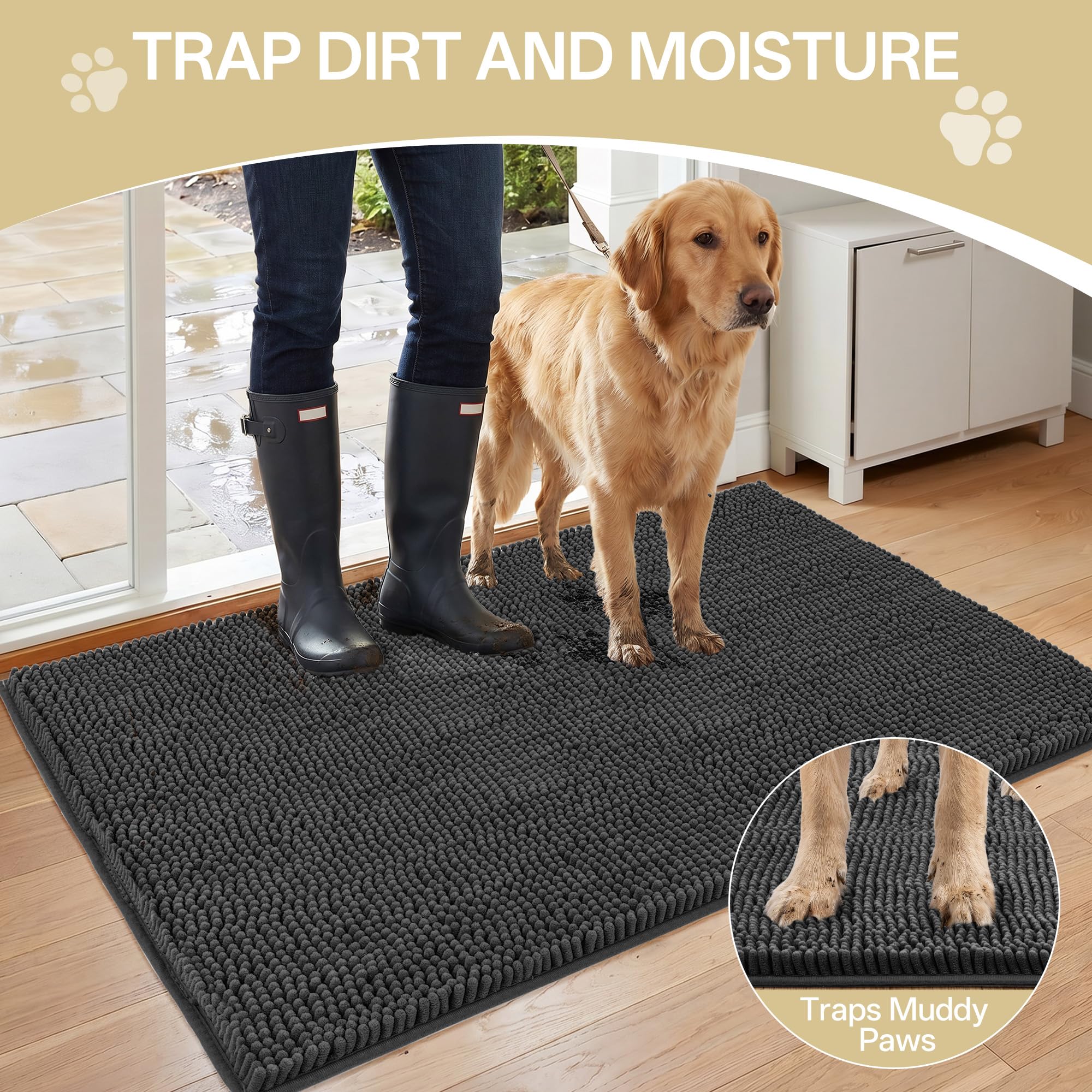 Cybstrax gros plan chenille illustrant texture douce et absorption