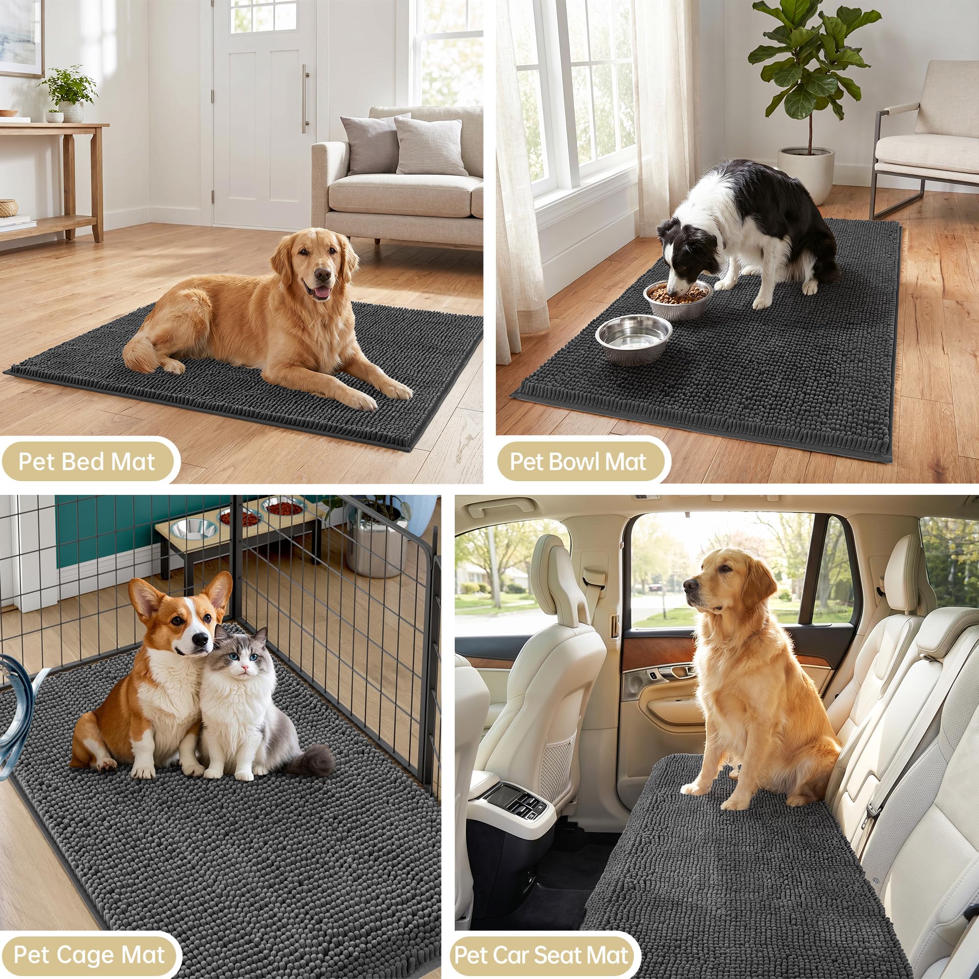 Cybstrax tapis placé en buanderie protégeant sol contre traces humides