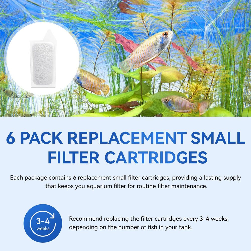 Czarixa cartouche installée dans aquarium AquaView améliorant clarté de l'eau