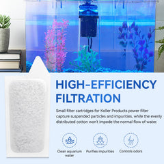 Czarixa cartouche en usage dans filtre interne assurant flux d'eau stable