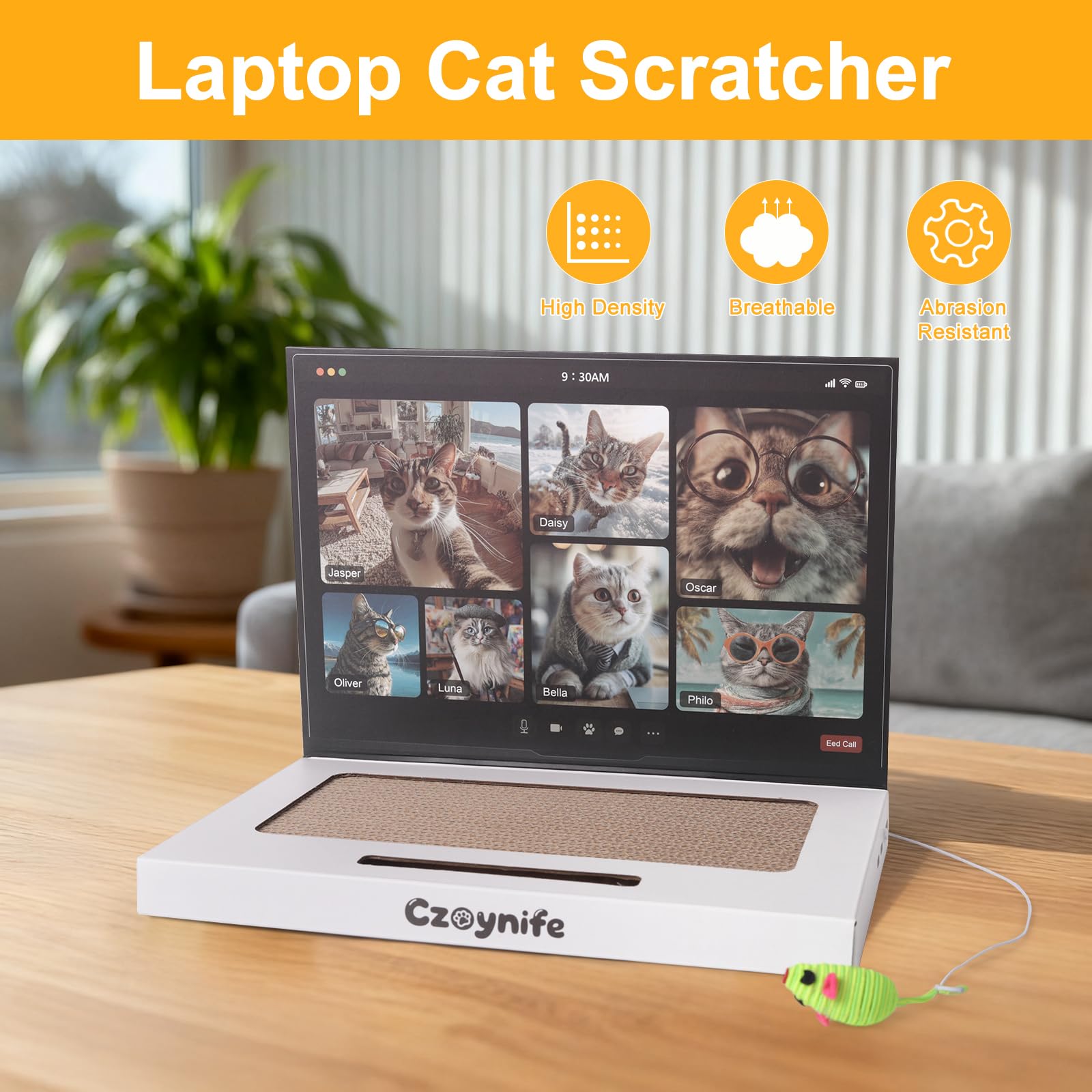 Czoynife souris et balle incluses pour varier stimulations et chasses
