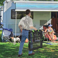 DaBoQQQ sangles fixées à un parc à chiens pour levage stable