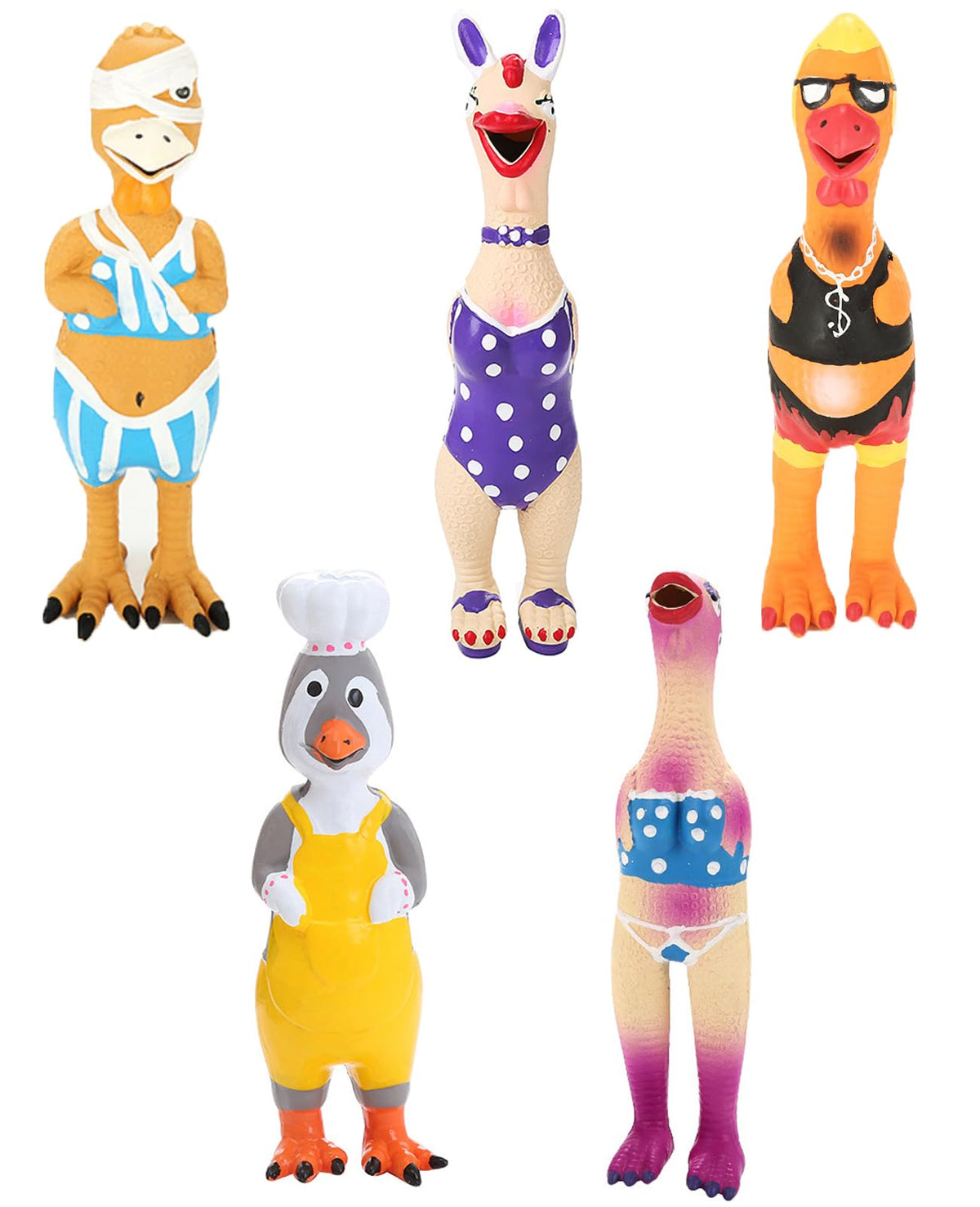 DAJOOEE poulet couineur packaging avant montre contenu ludique et variété