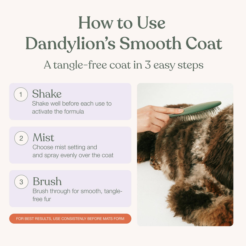 Dandylion étiquette produit lisible indiquant formule sans sulfates