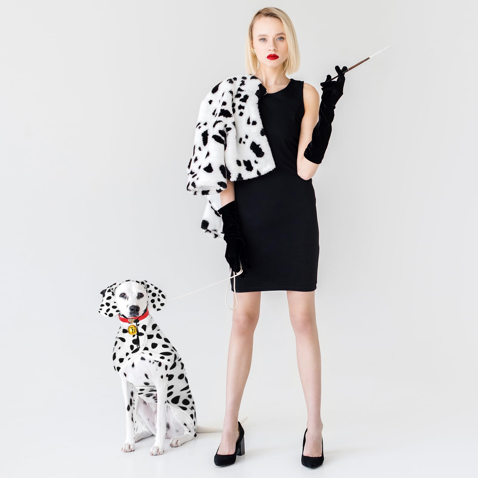Chien porte costume Dansydaisy en extérieur pour photos festives
