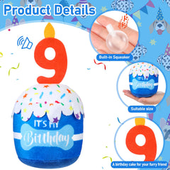 Dansydaisy gâteau profil avec bougies 3D, rendu festif pour photos