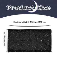 Daoeny motif sequins lune et étoiles ajoutant style et luminosité
