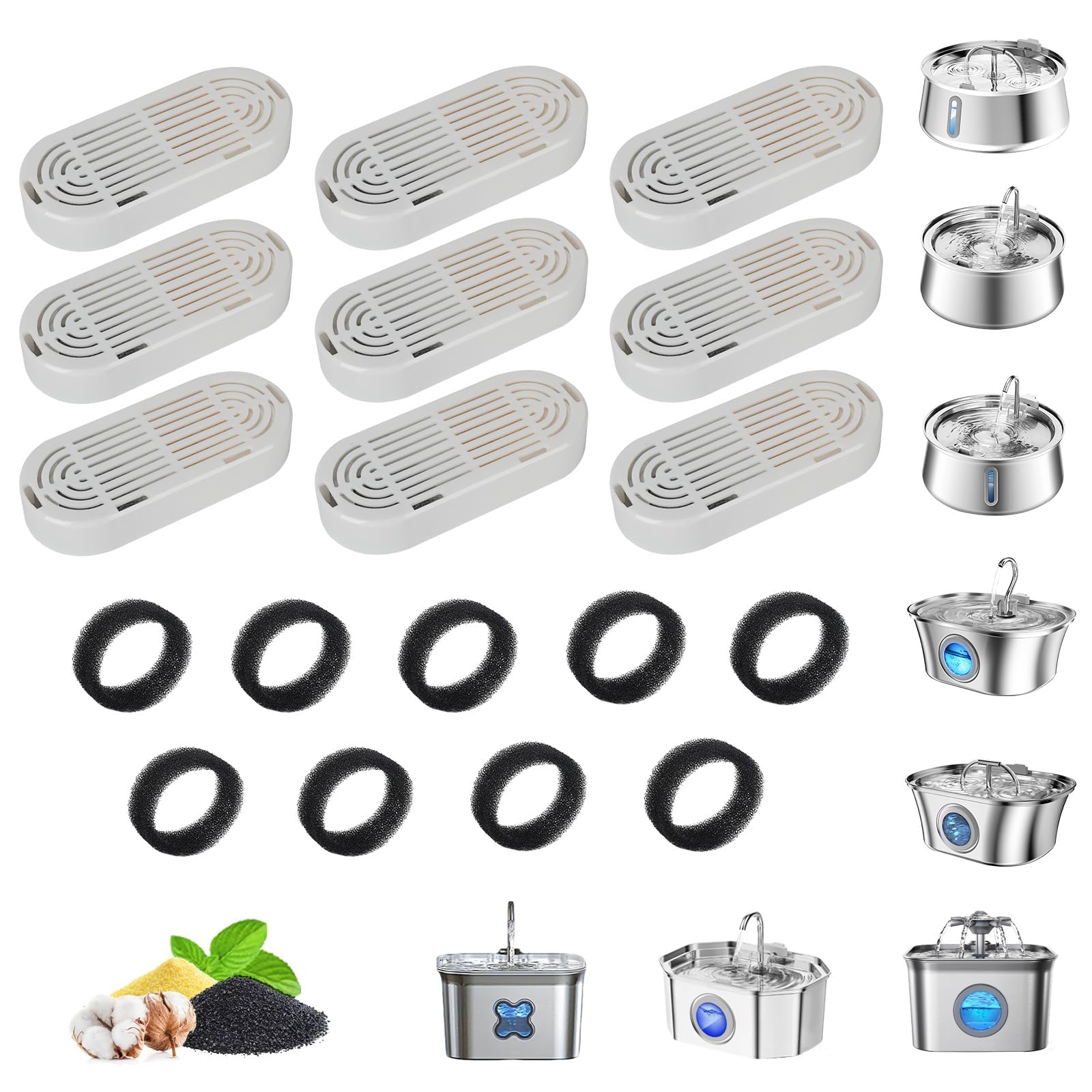 Daoxuan filtre face avant montrant design et ajustement, assure eau propre