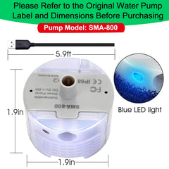 Câble USB de la pompe Daoxuan SMA-800 et connecteur pour alimentation 5V sécurisée