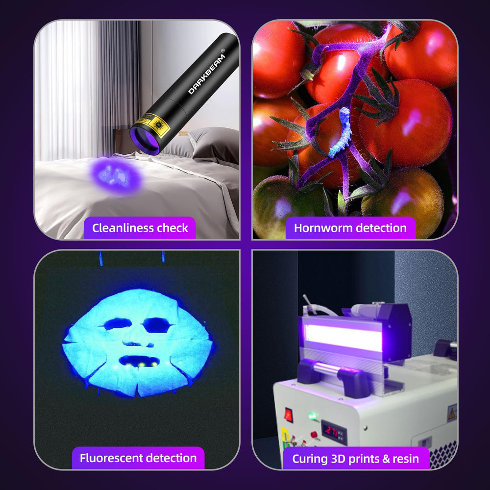 DARKBEAM lampe UV utilisée pour durcir résine offrant contrôle précis
