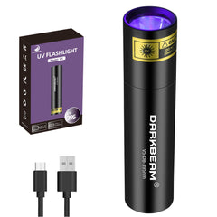 DARKBEAM vue avant de la lampe UV montrant design compact et portabilité
