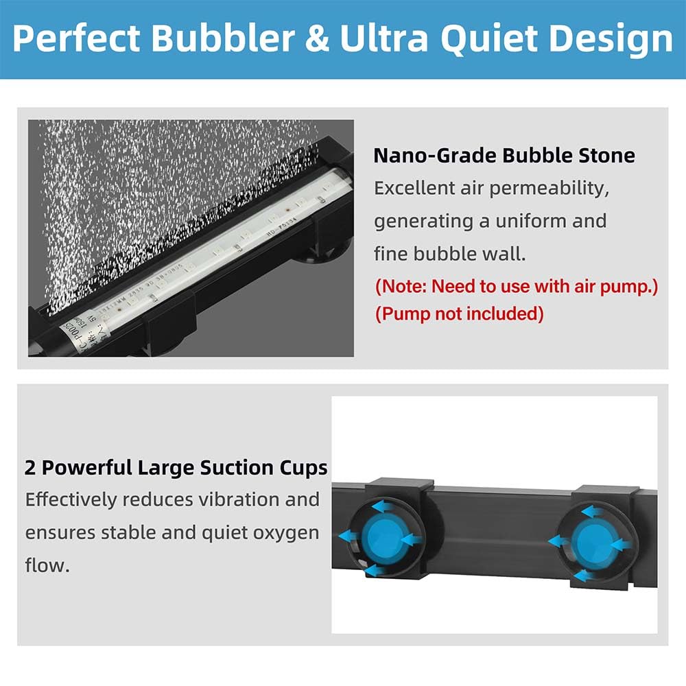 DaToo détail du diffuseur nano produisant bulles fines pour meilleure oxygénation