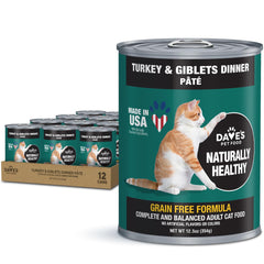 Dave's Pet Food boîte face montrant le format pratique et la qualité