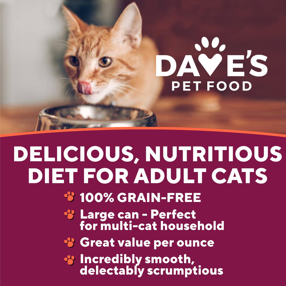 Dave's Pet Food gros plan de la texture en sauce pour une appétence accrue