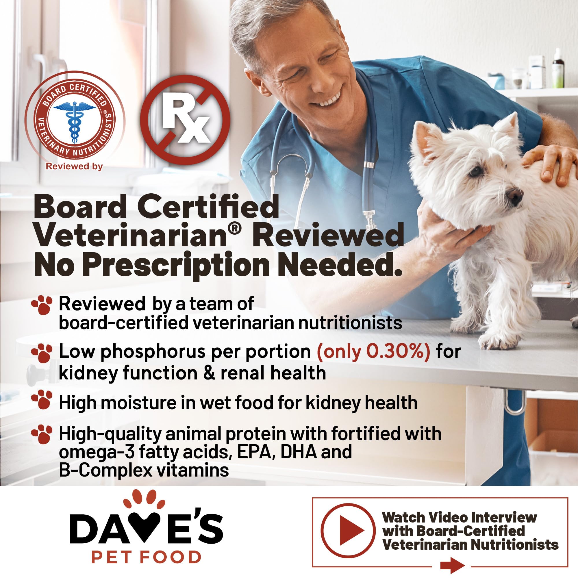 Dave's Pet Food boîte ouverte révélant ragoût humide appétent bénéfique