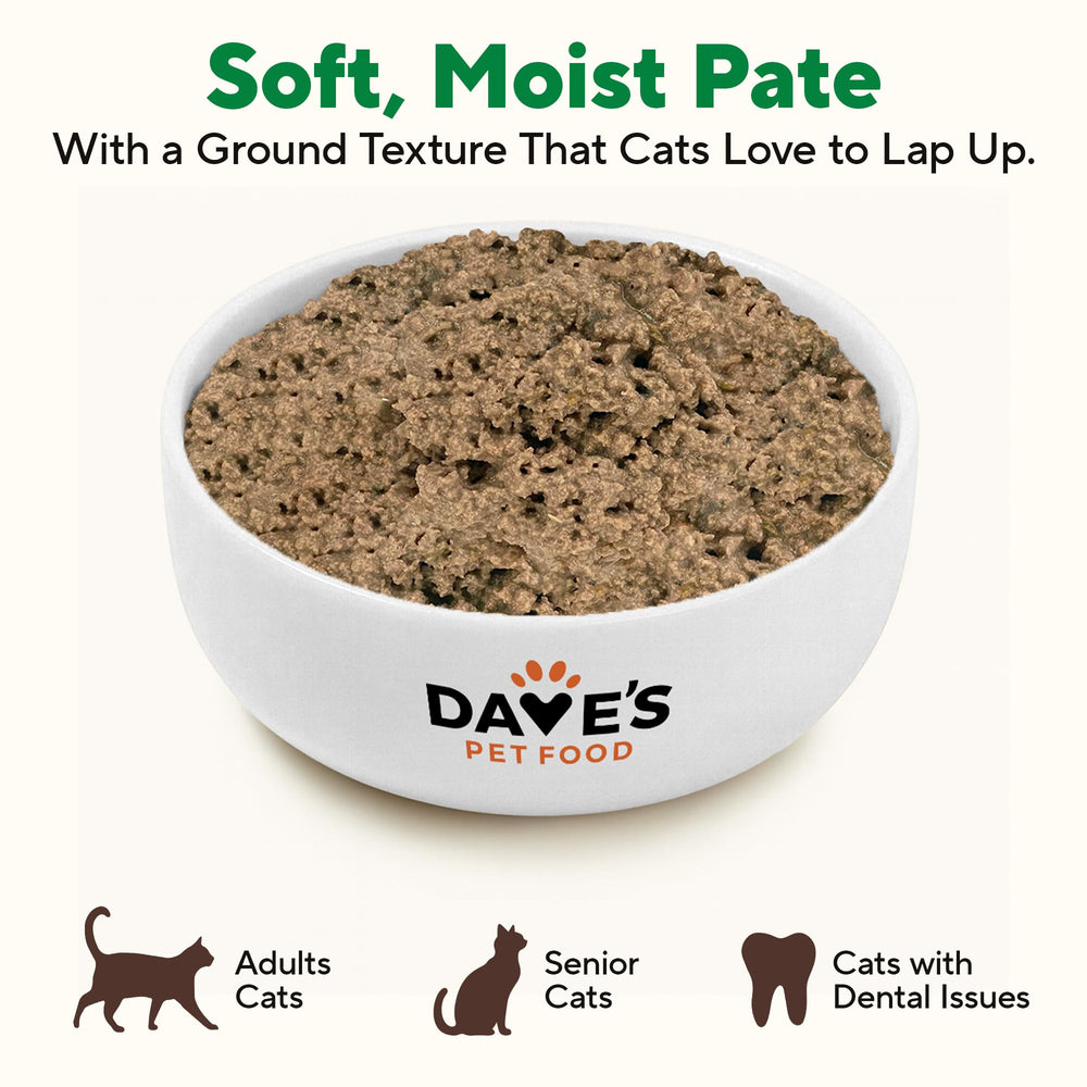 Dave's Pet Food étiquette nutritionnelle lisible garantissant informations claires