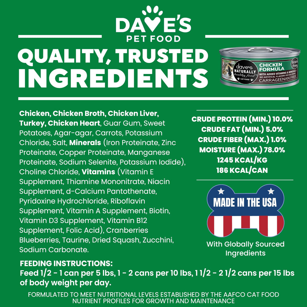Dave's Pet Food pâté avec bol d'eau encourage hydratation