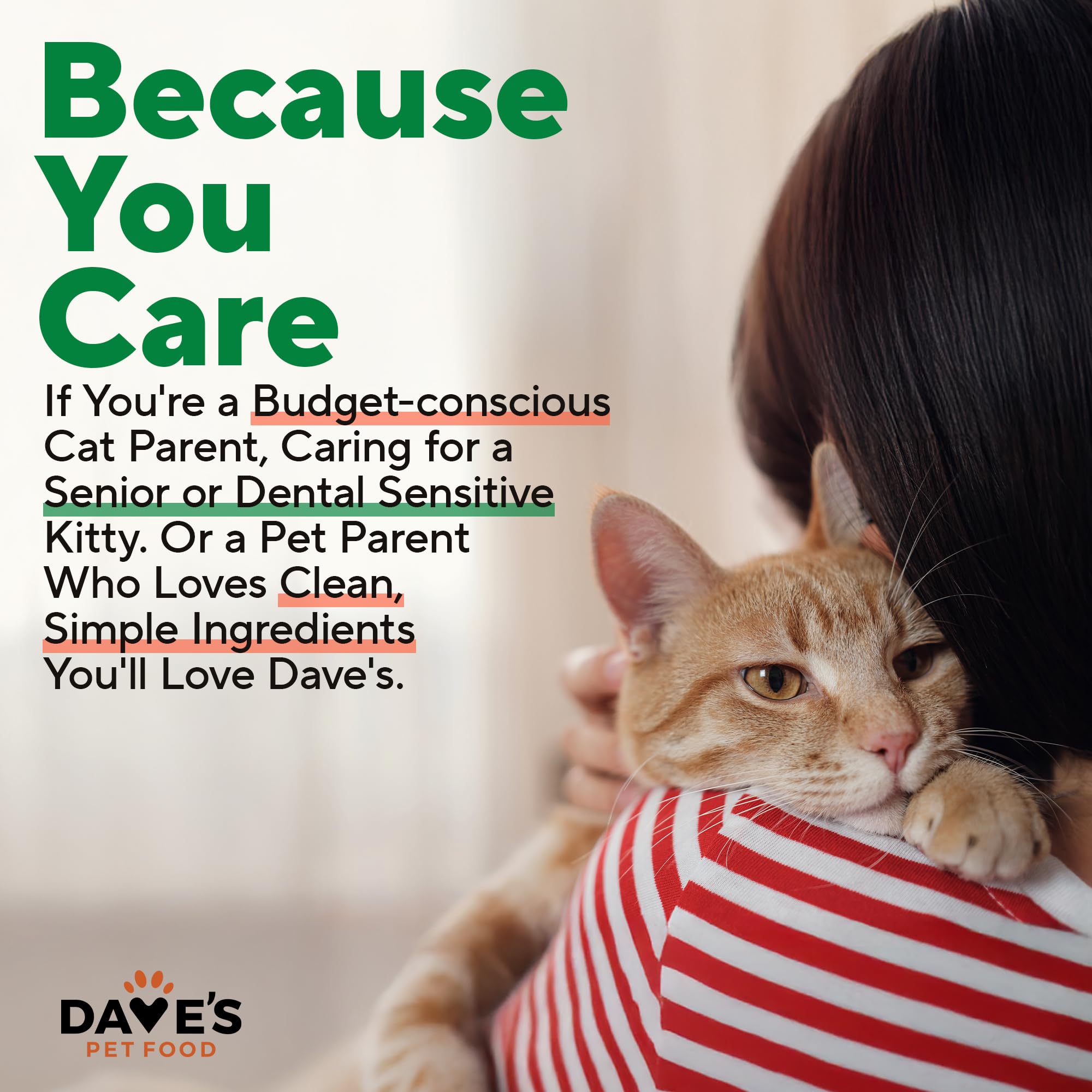Dave's Pet Food mise en scène domestique illustrant usage quotidien