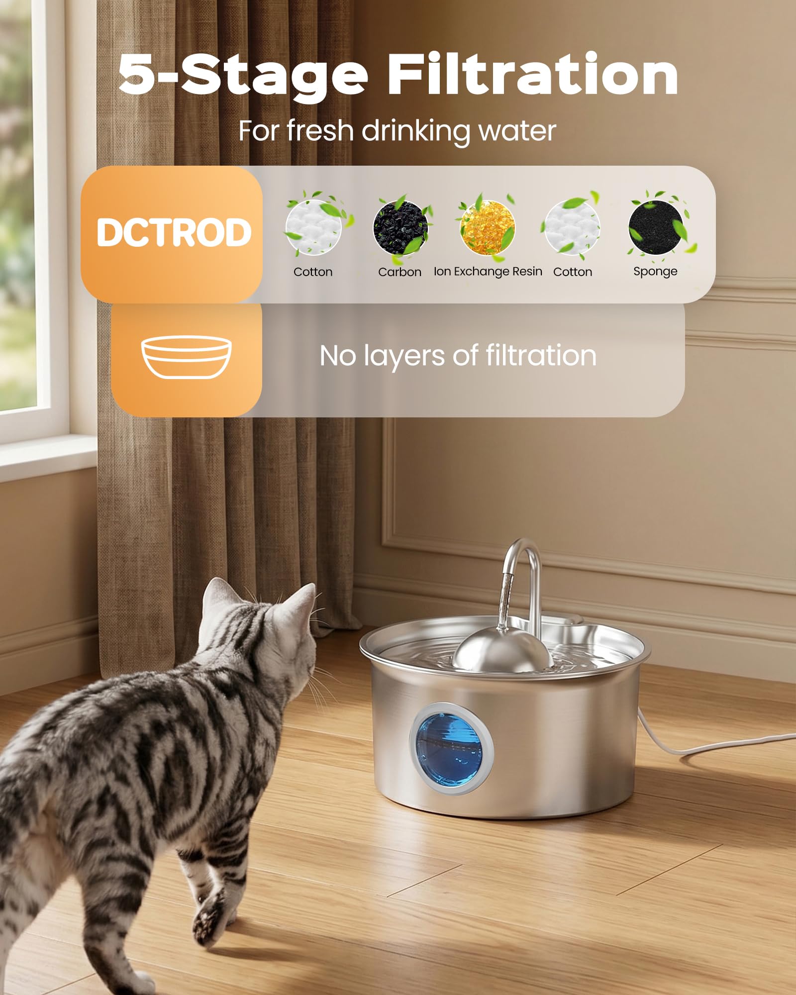 Dctrod pompe silencieuse en gros plan, faible vibration pour tranquillité