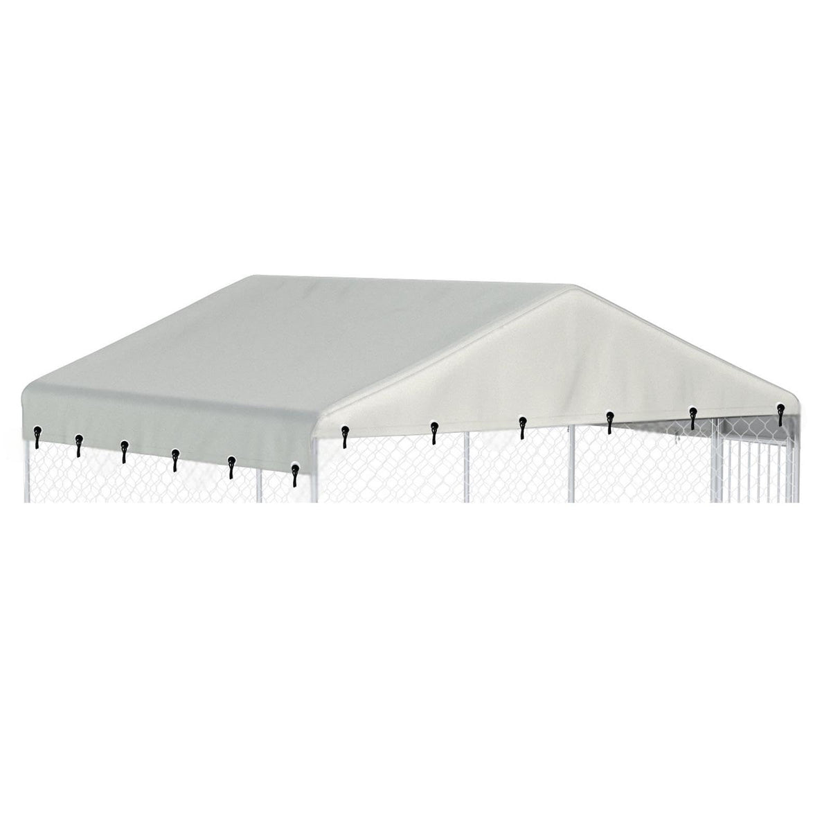 Ddeman housse parc avant beige montrant protection contre la pluie