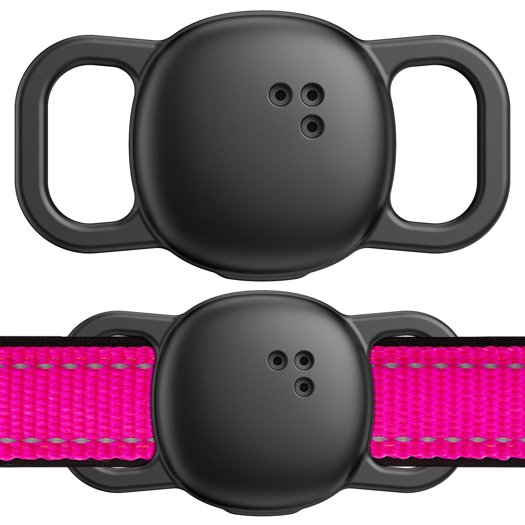 DDJ étui face avant montrant maintien sûr du Life360 Tile Sticker pour tranquillité