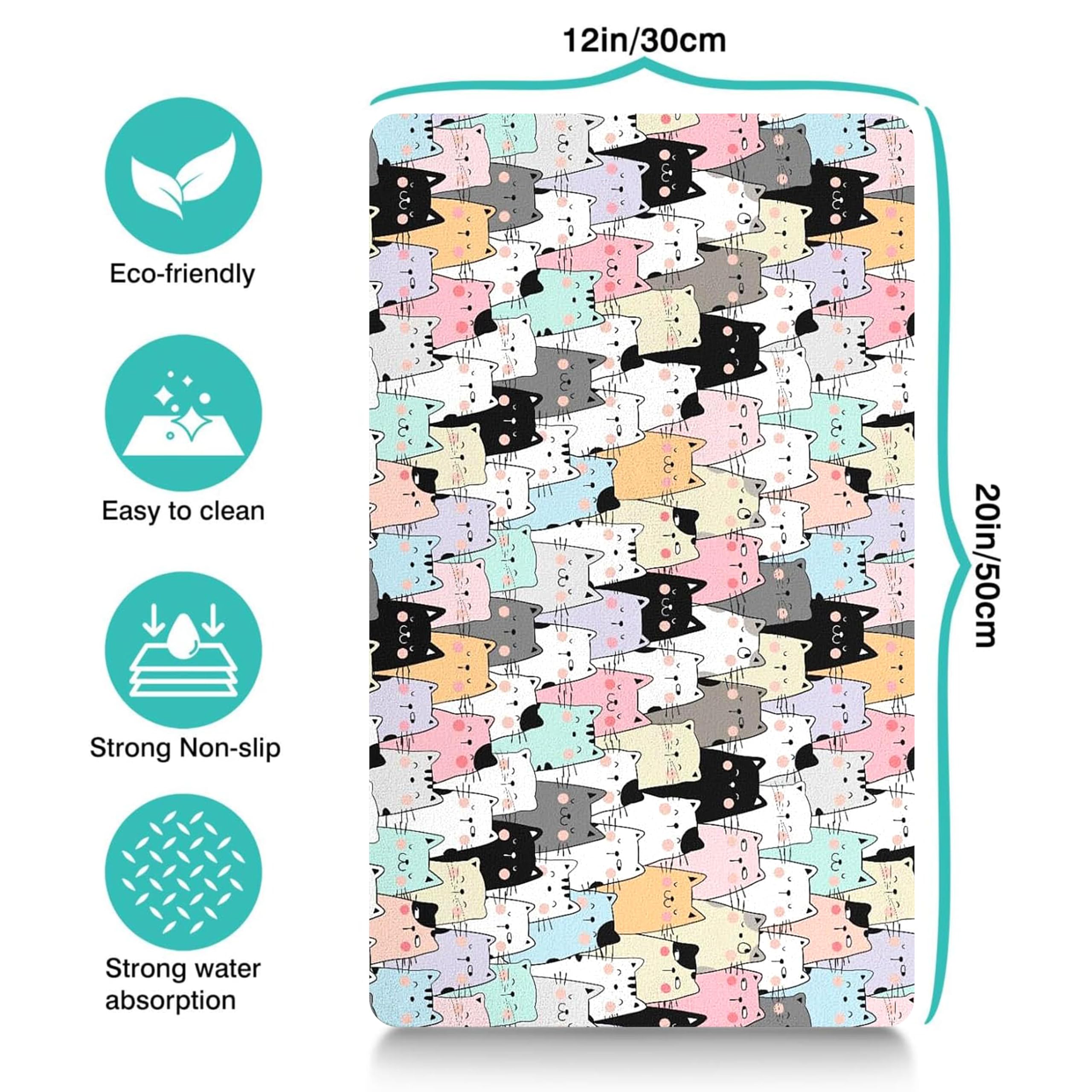DDPODNQAK comparaison taille 24x16 pouces pour plusieurs bols