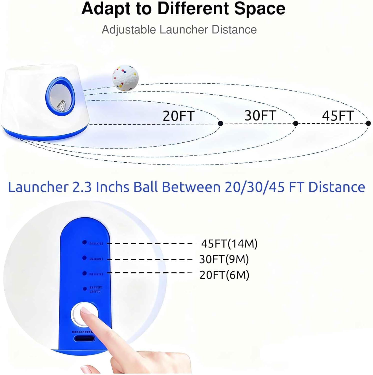 DDQ lanceur en action dehors lançant une balle pour exercice actif