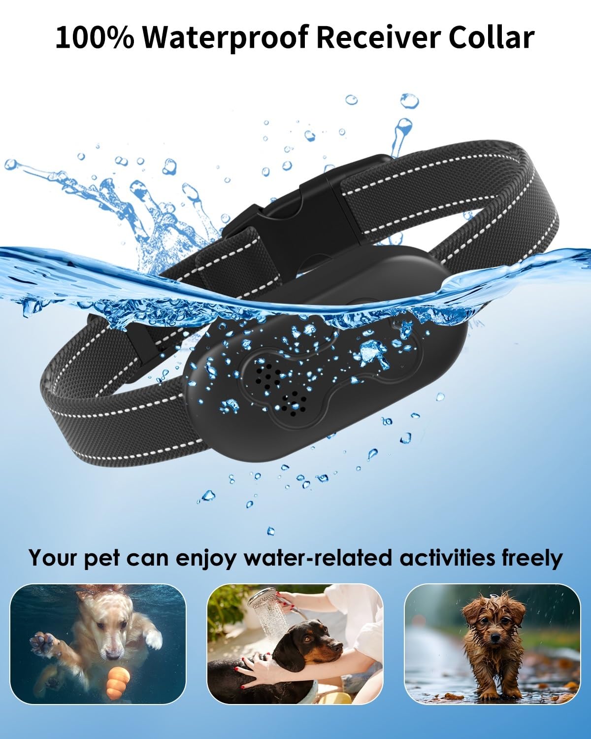 DDZ collier comparatif taille pour ajuster la sangle selon le chien