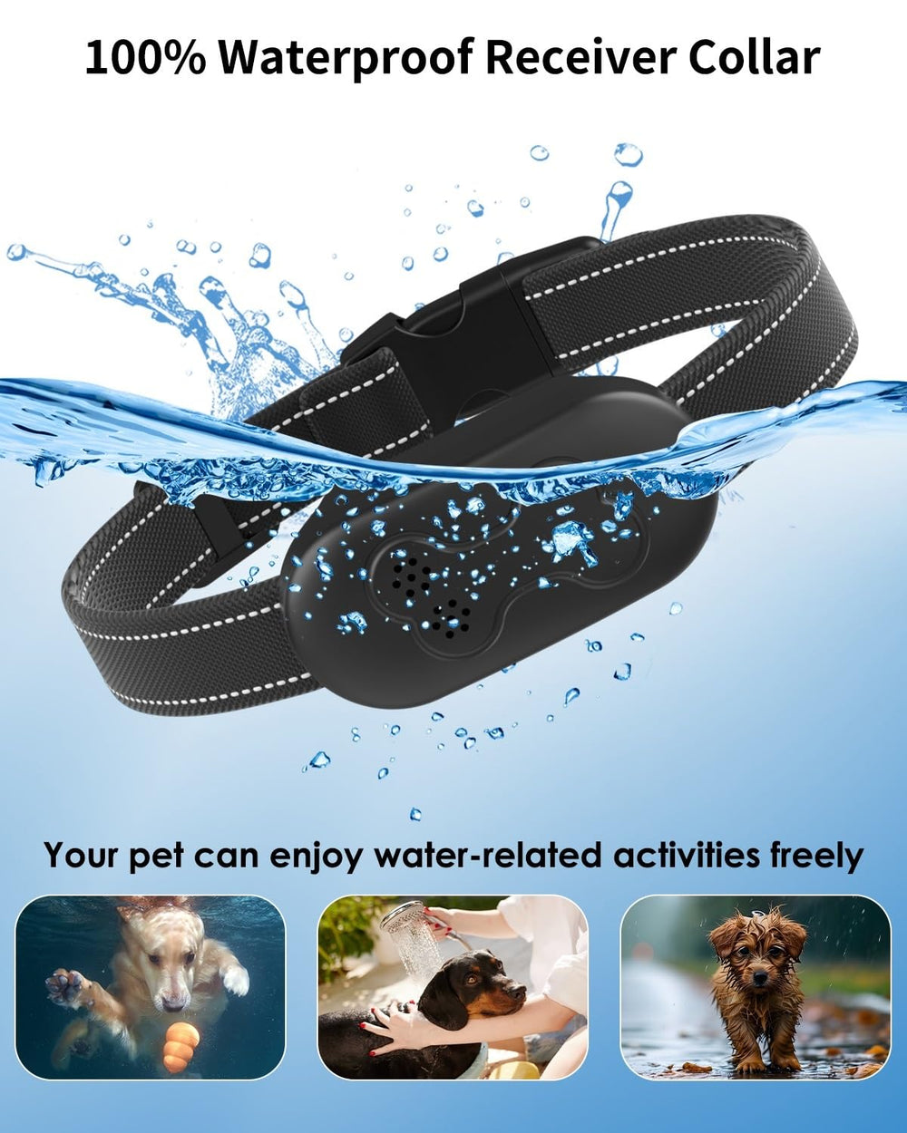 DDZ collier comparatif taille pour ajuster la sangle selon le chien
