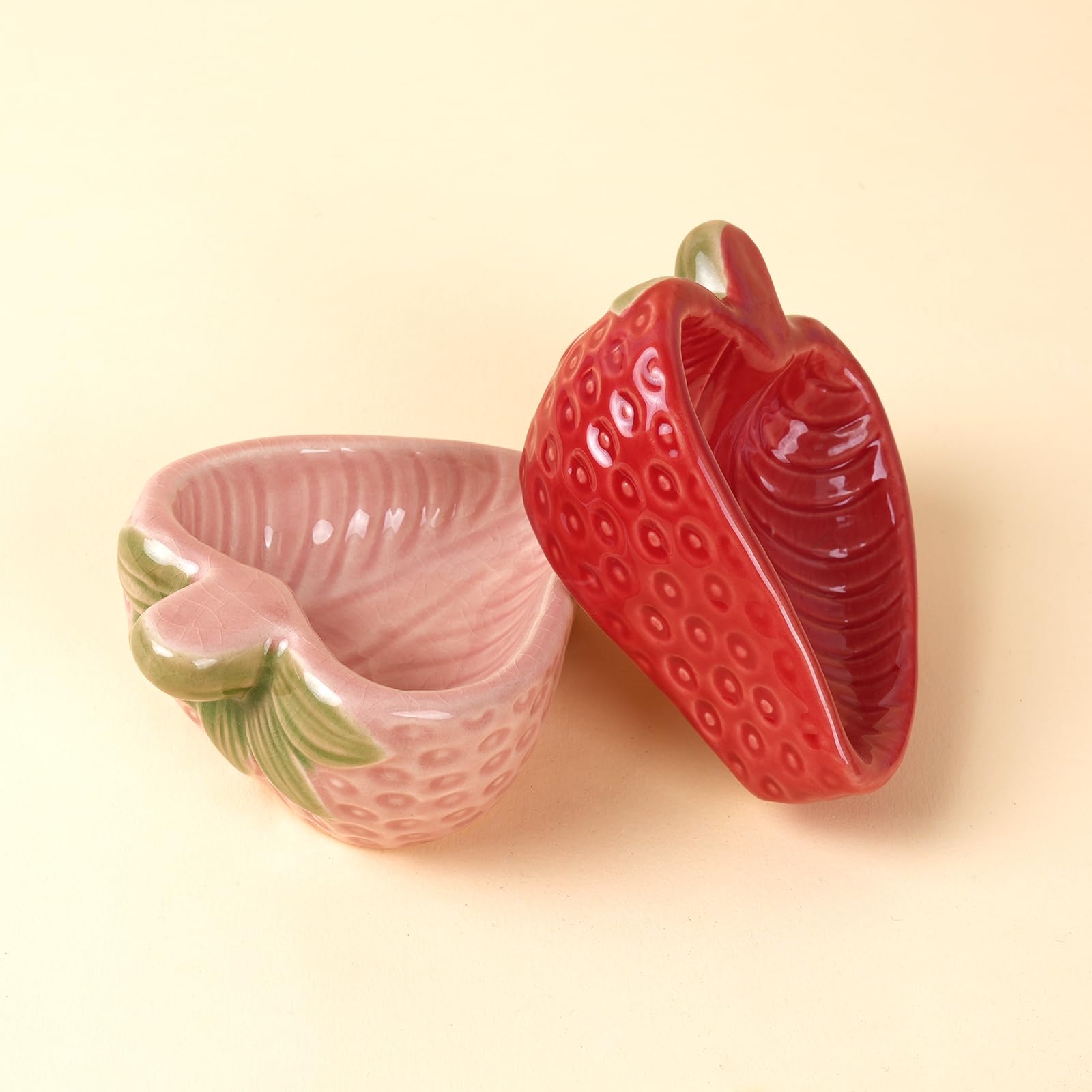 Deapeey bol fraise face montrant design attirant et facilité d'accès