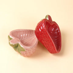 Deapeey bol fraise face montrant design attirant et facilité d'accès