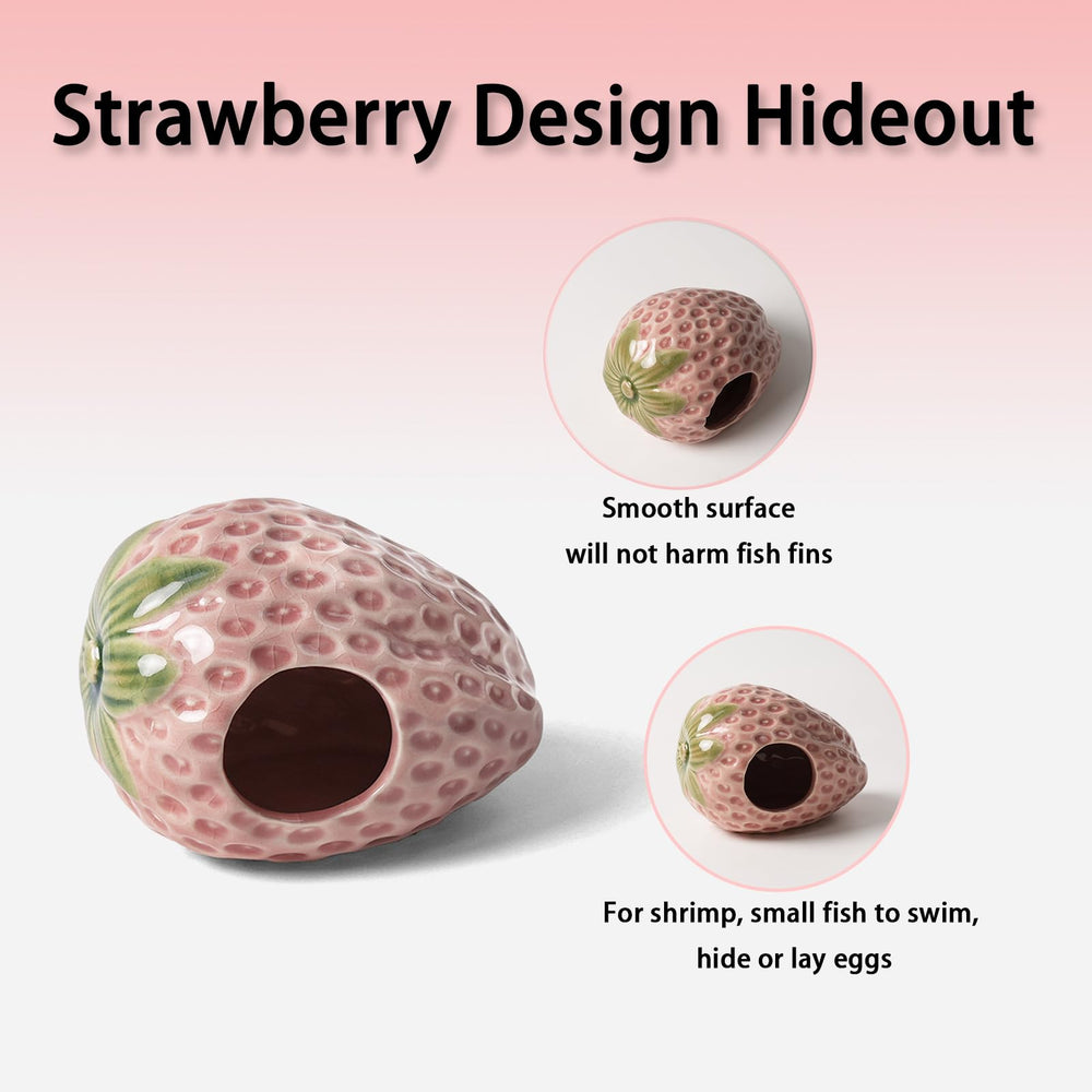 Deapeey cachette fraise échelle taille comparaison pour petits bacs