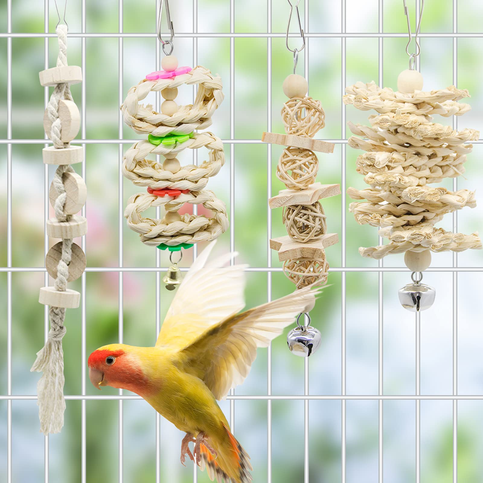 Deloky ensemble installé dans une cage illustrant agencement multi-niveaux