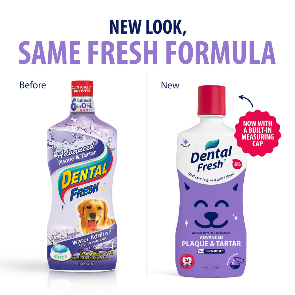 Dental Fresh bouchon-doseur en gros plan pour dosage précis
