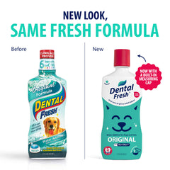 Dental Fresh bouchon doseur en gros plan pour un versement simple et précis