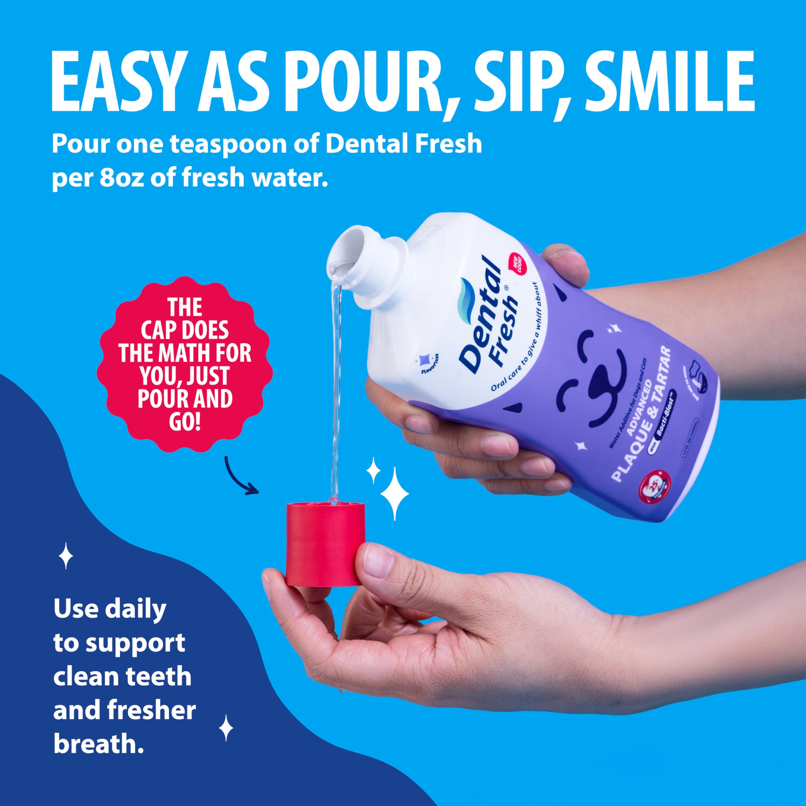 Dental Fresh étiquette détaillée indiquant ingrédients et bénéfices