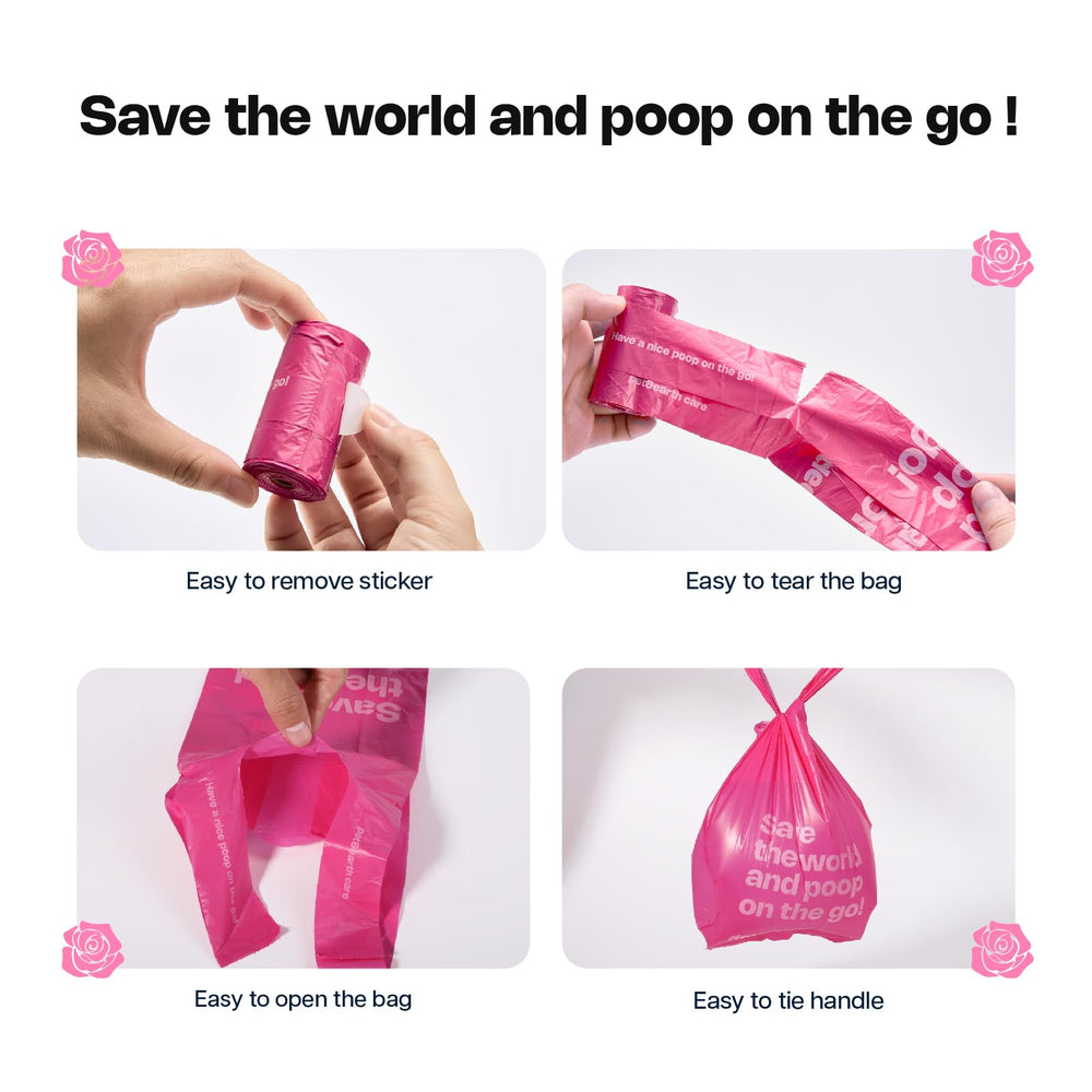 Deo Doo distributeur clip-on fixé à une laisse pour accès immédiat