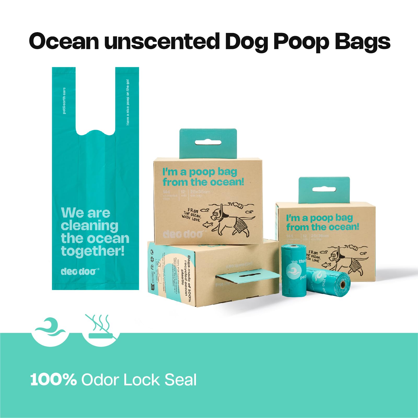 Deo Doo sac en usage lors d'une promenade, maintien hygiénique assuré
