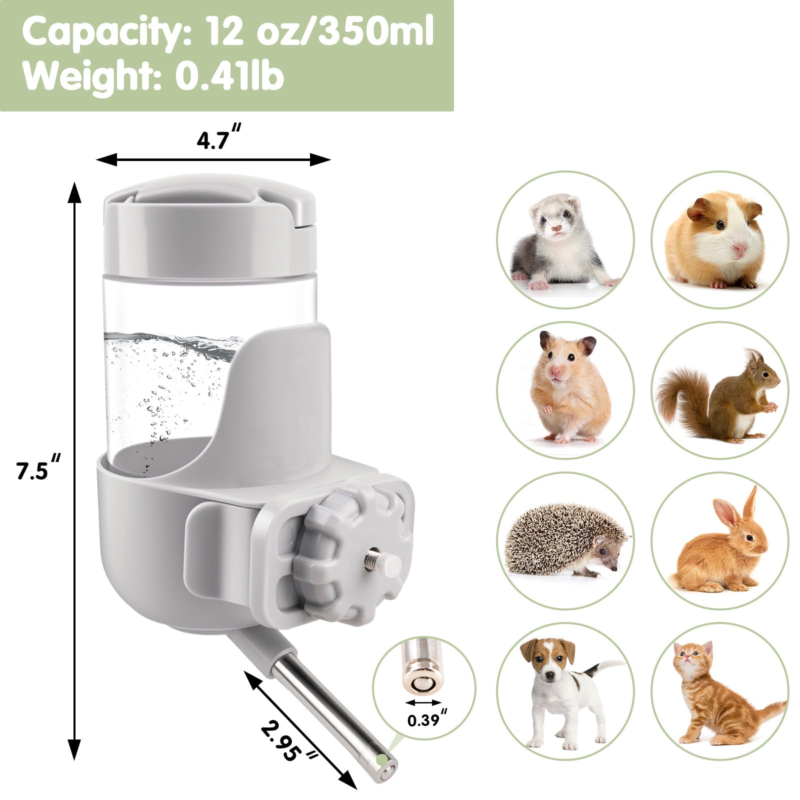 Depets comparaison taille montrant compacité idéale pour petites cages