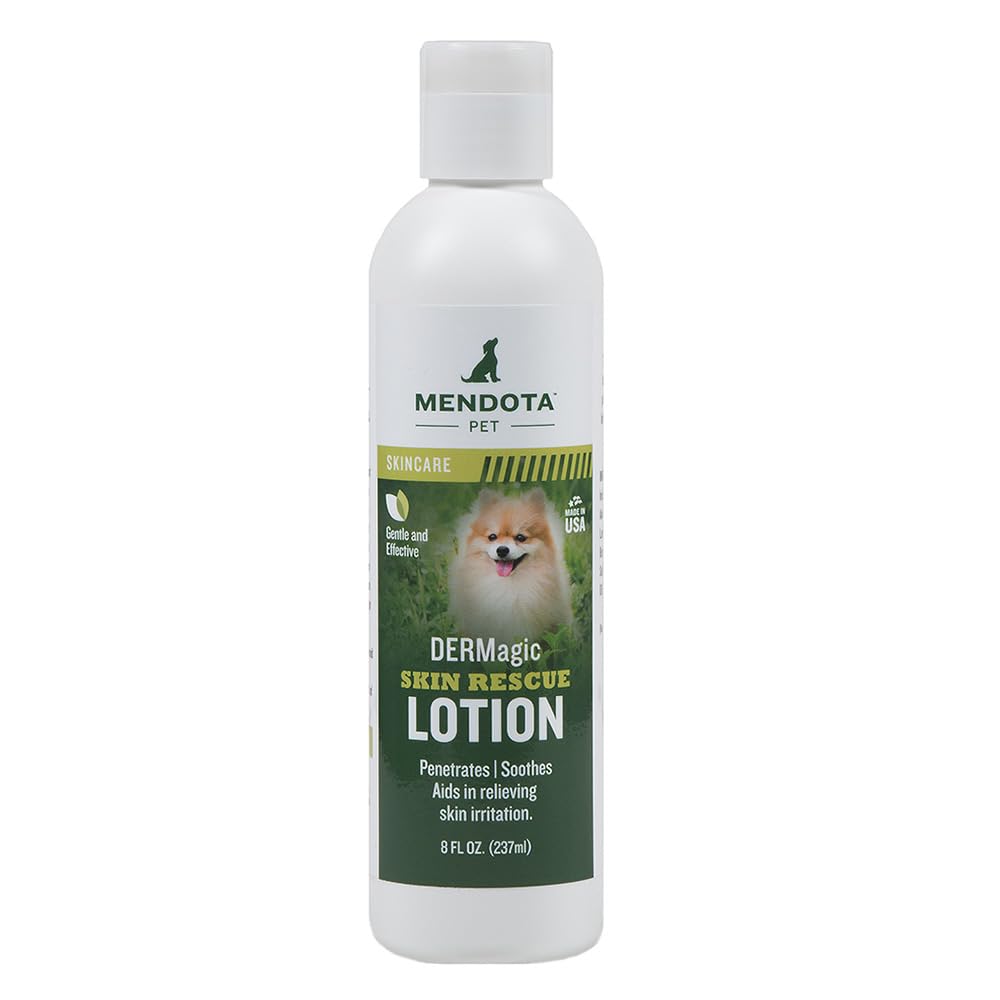 DERMagic bouteille face 8 oz montrant l'étiquette et l'usage sûr
