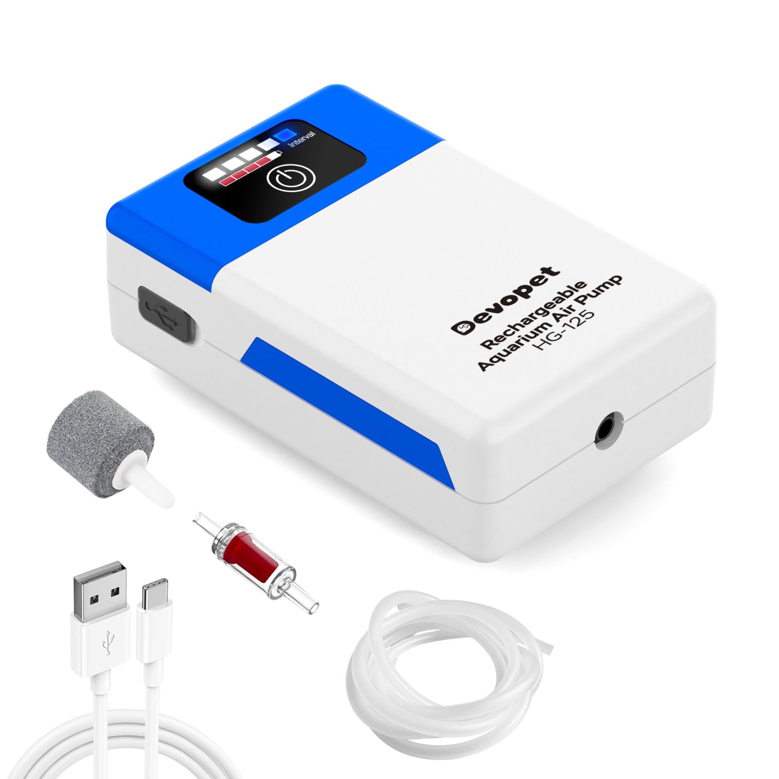 Devopet vue avant compact et portable, idéal pour aération mobile
