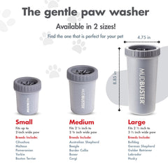 Dexas MudBuster gros plan brins silicone doux pour enlever boue sans irriter