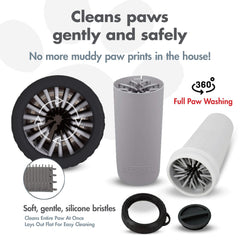 Dexas MudBuster gros plan sur poils silicone douce pour retirer la boue