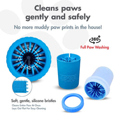 Dexas MudBuster zoom sur poils en silicone doux pour nettoyage efficace