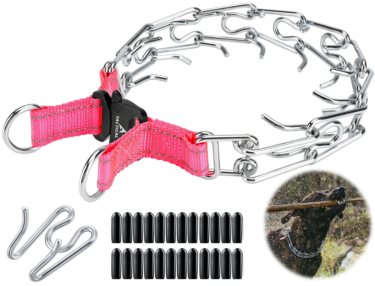 DEYACE collier face avant montrant design rose et réglage robuste