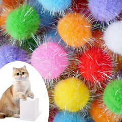DF DUALFERV boîte de 60 boules pompon, offre complète pour le jeu